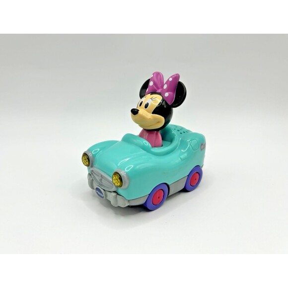 VTech Go! Go! Smart Wheels Minnie Mouse Car with Lights & Sounds Tested Working - Picture 1 of 9